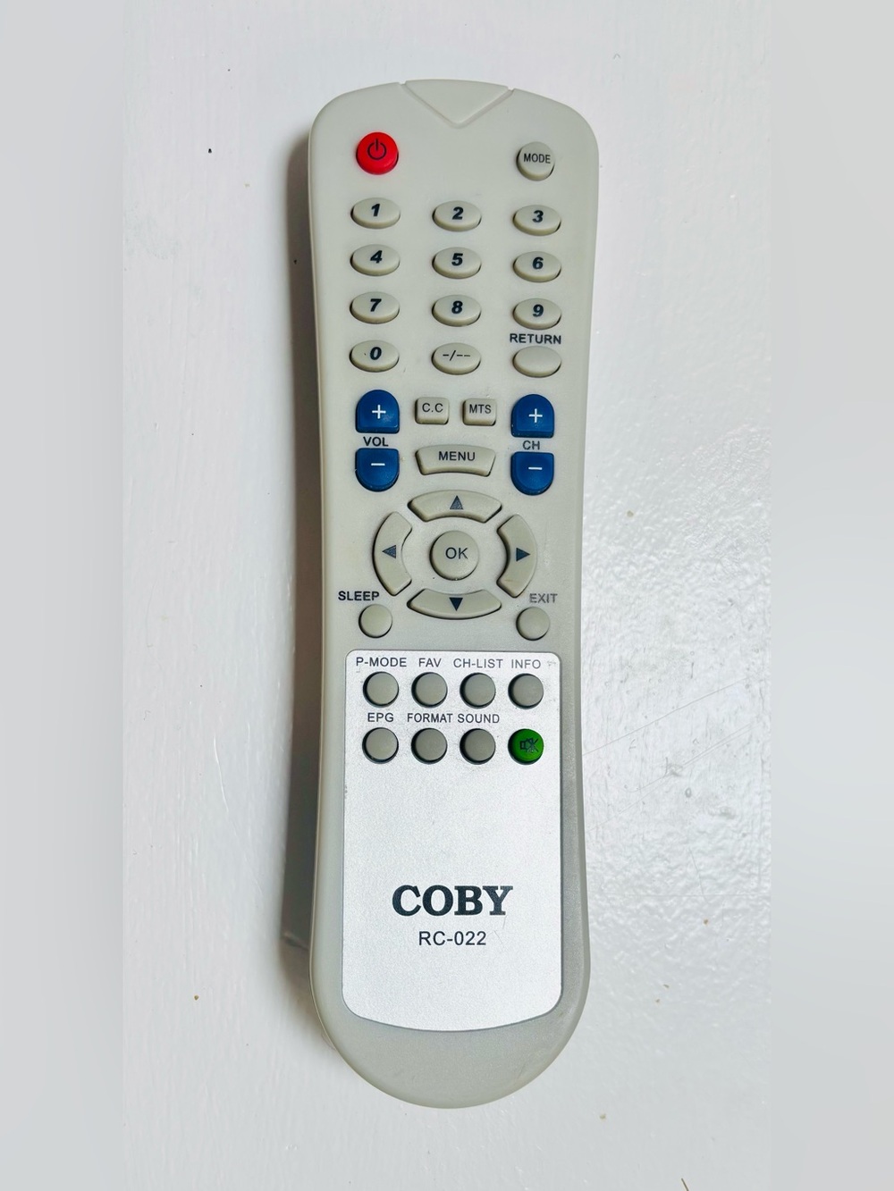 Original Genuine OEM Coby RC-022 Remote Control